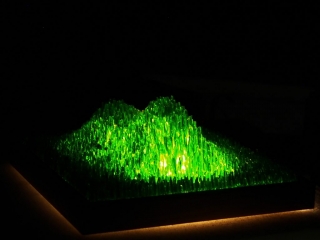 2017 - Glass, Acrylic, Walnut